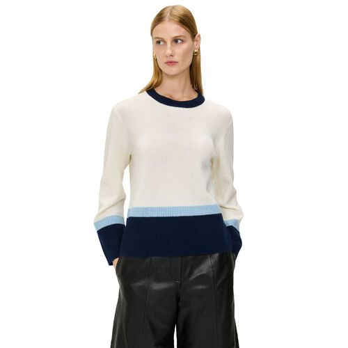 Veronika Maine Merino Colour Block Sweater